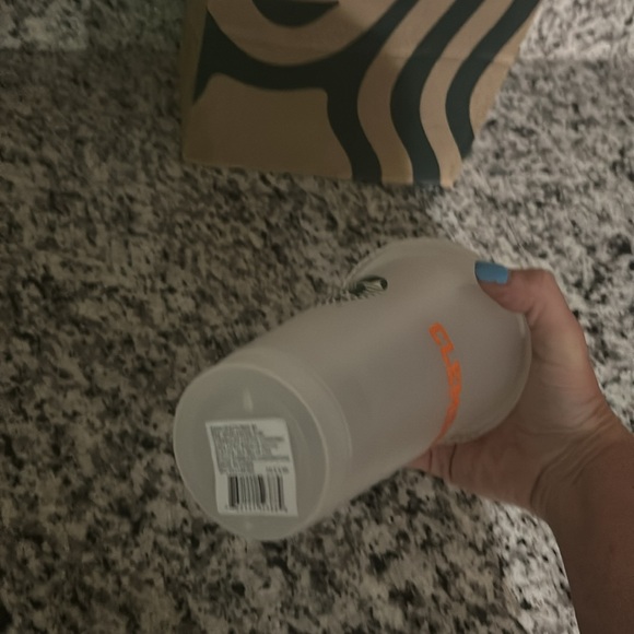 🏈 NEW STARBUCKS CLEMSON TIGERS REUSABLE COLD CUP 🏈 - Picture 2 of 4